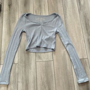 Light blue long sleeve shirt